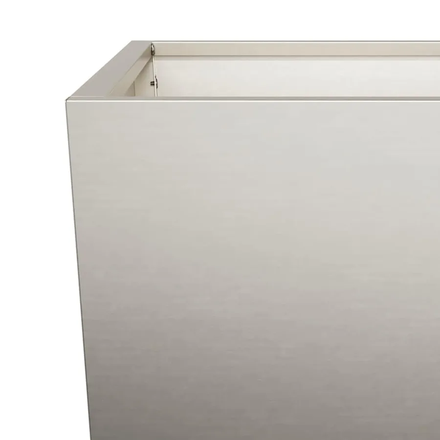 Jardinière 35x35x75 cm acier résistant aux intempéries - 10