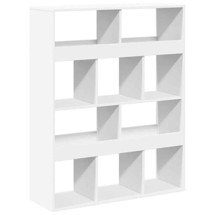 Bibliothèque blanc 100x33x125,5 cm bois d'ingénierie - 2