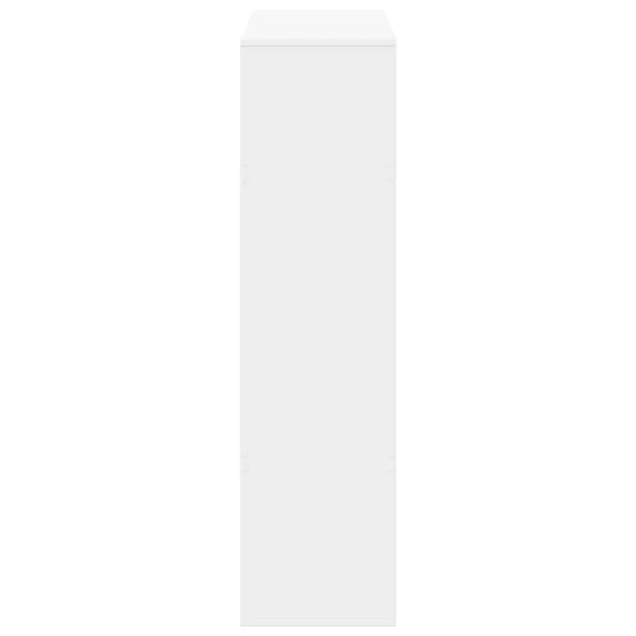Bibliothèque blanc 100x33x125,5 cm bois d'ingénierie - 5