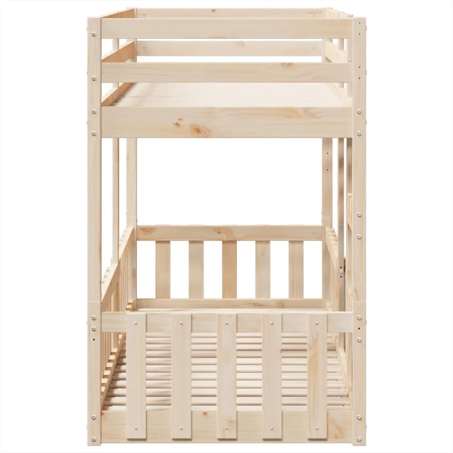 Lit superposé 90x190 cm Bois de pin massif - 6