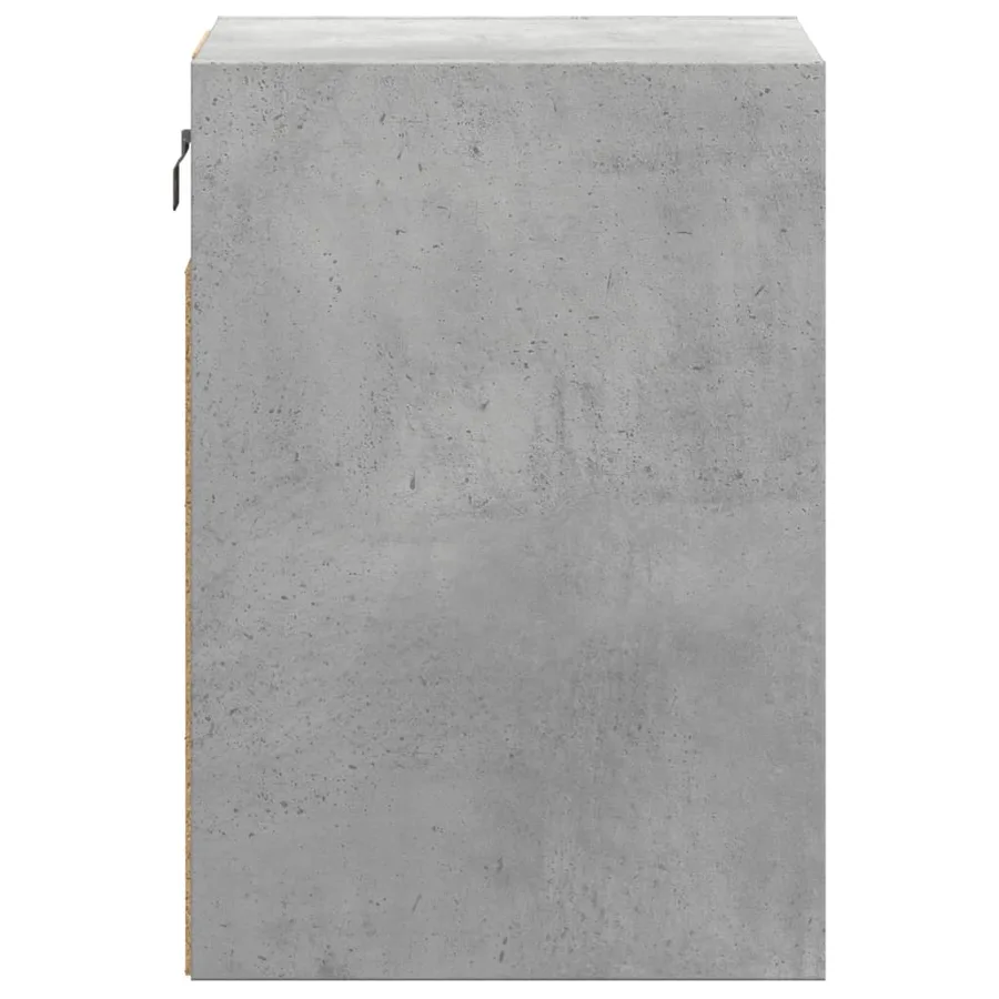 Meubles TV muraux et lumières LED 2 pcs gris béton 41x31x45 cm - 7