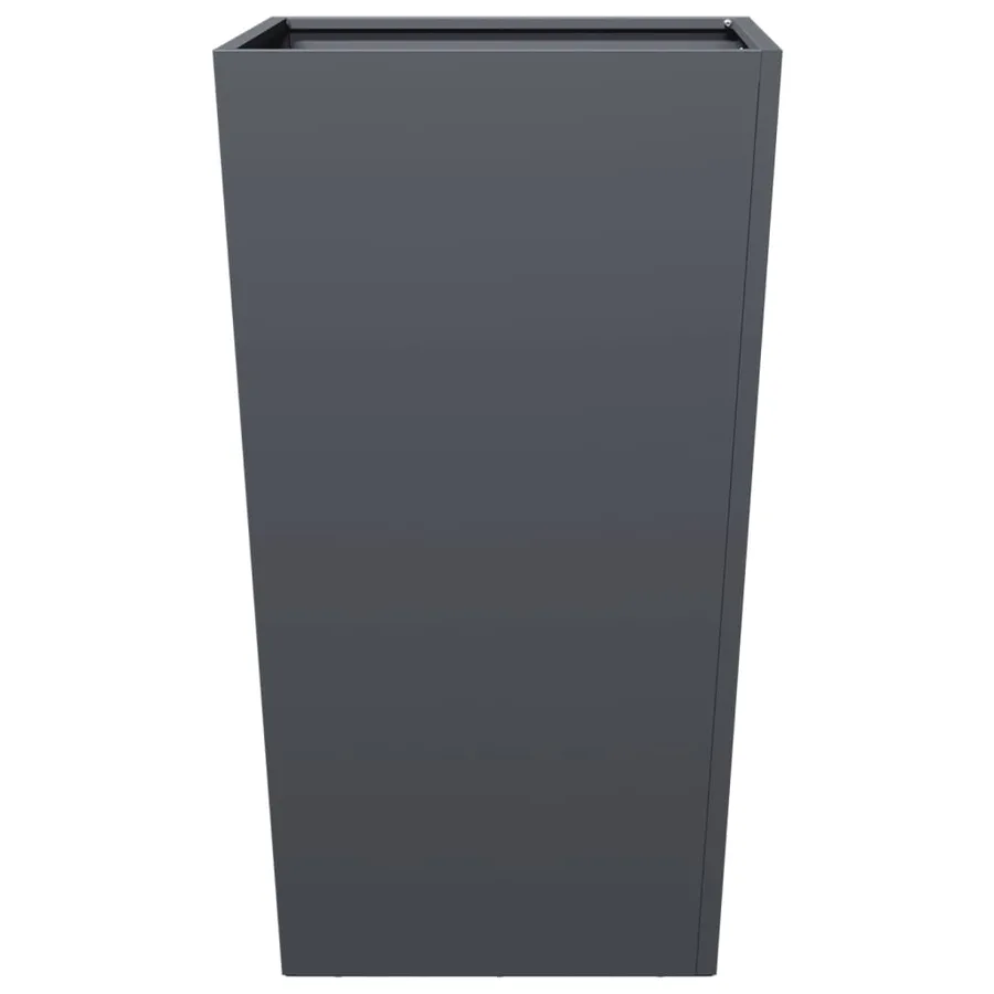Jardinières 2 pcs anthracite 45x45x75 cm acier - 7