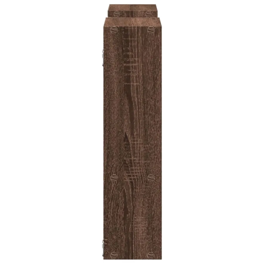 Étagère murale chêne marron 99x15x60 cm bois d'ingénierie - 5