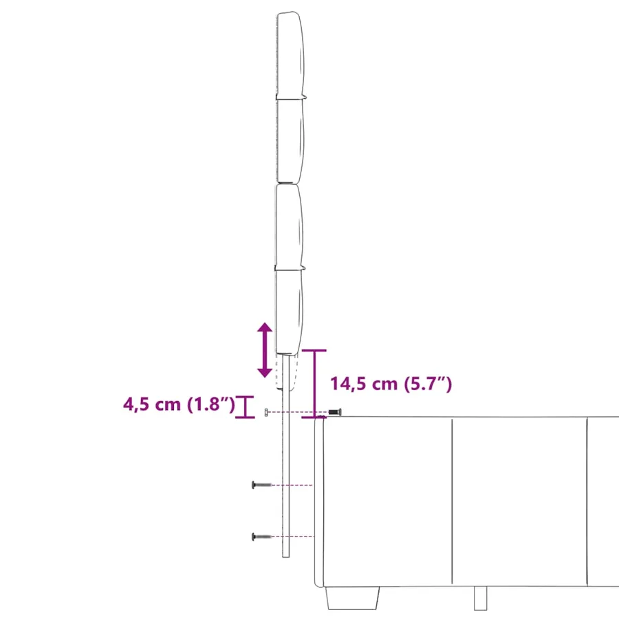 Sommier à lattes de lit avec matelas Gris clair 120x200cm Tissu - 19
