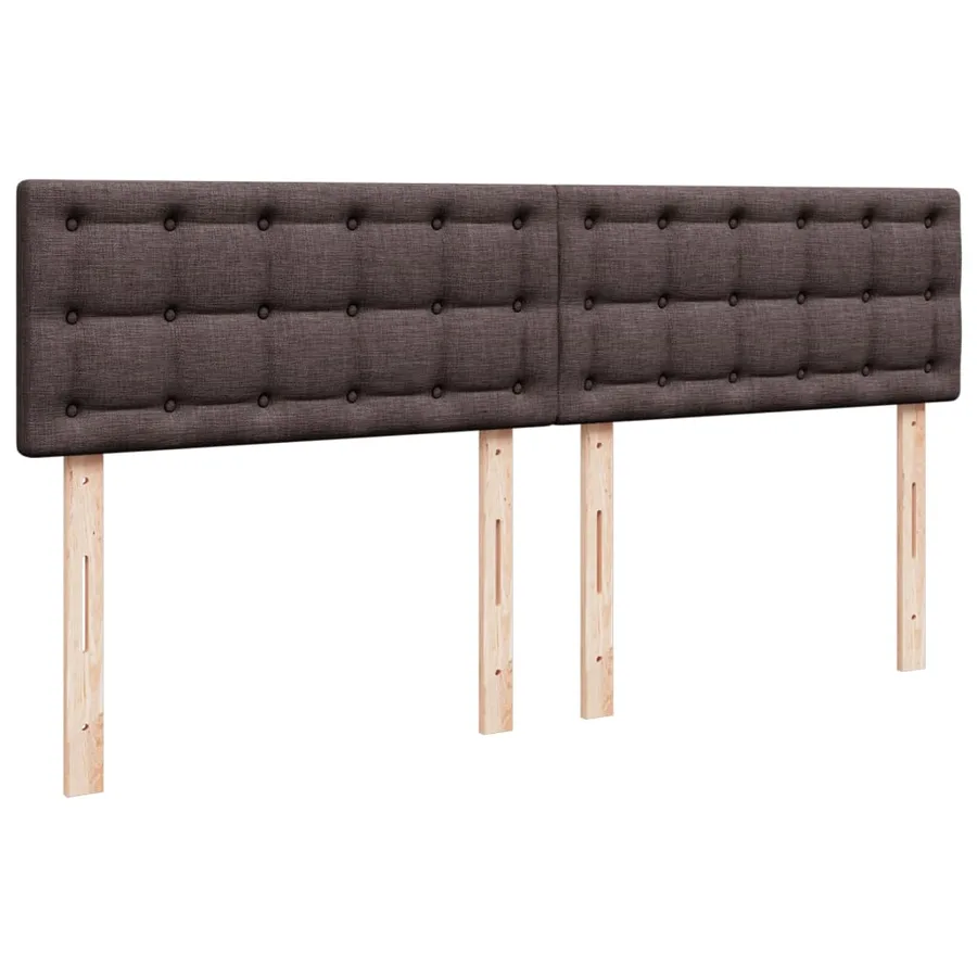 Sommier à lattes de lit avec matelas Marron foncé 180x200 cm - 12