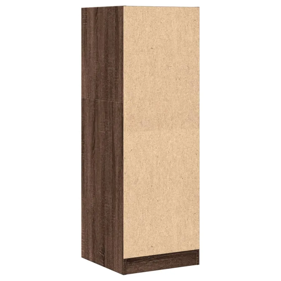 Armoire apothicaire chêne marron 40x41x118 cm bois d'ingénierie - 6