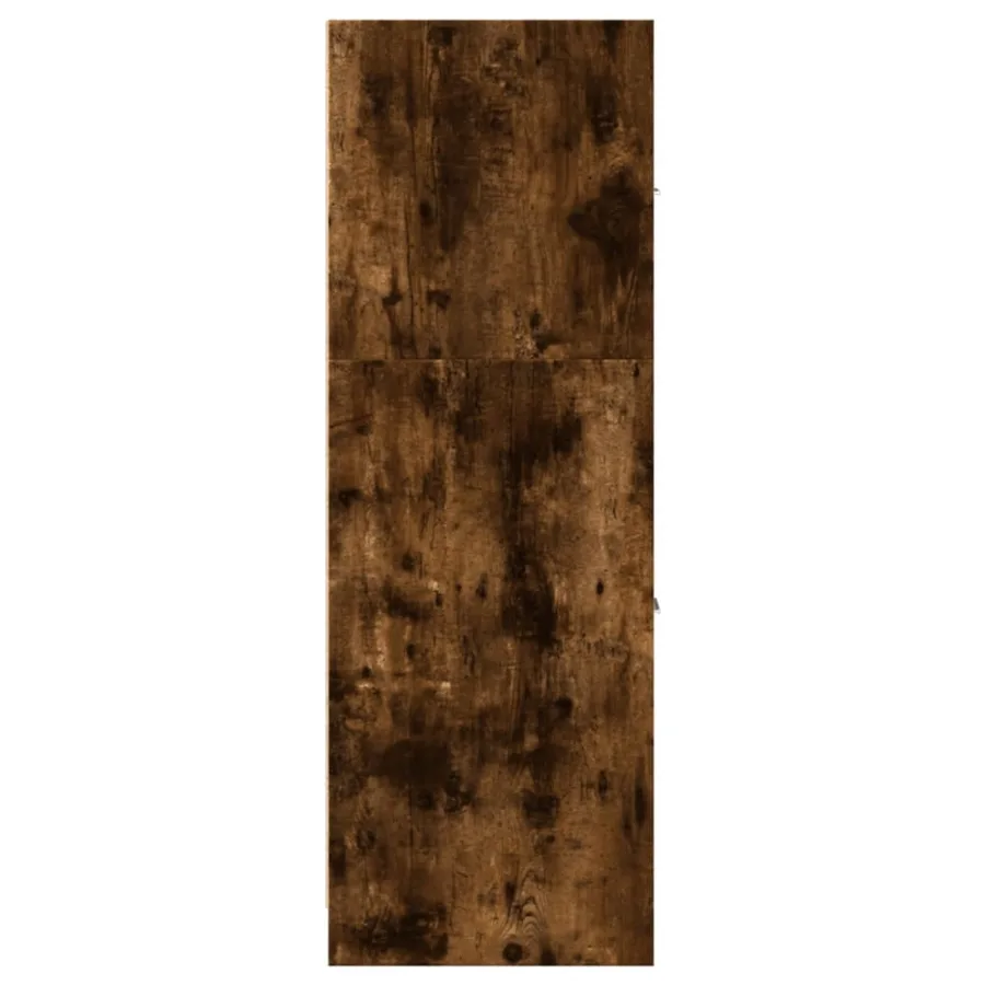 Armoire d'apothicaire chêne fumé 40x41x118 cm bois d'ingénierie - 7