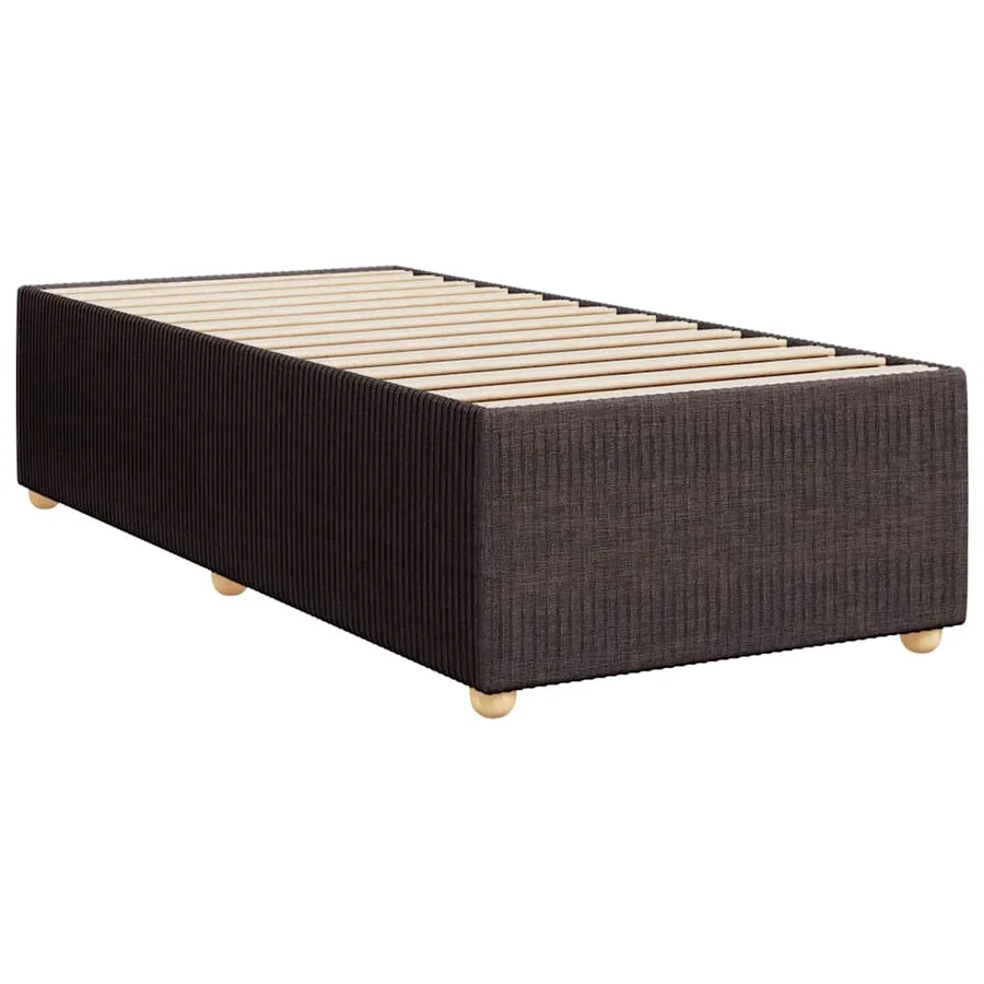 Sommier à lattes de lit avec matelas Marron foncé 90x200 cm - 10