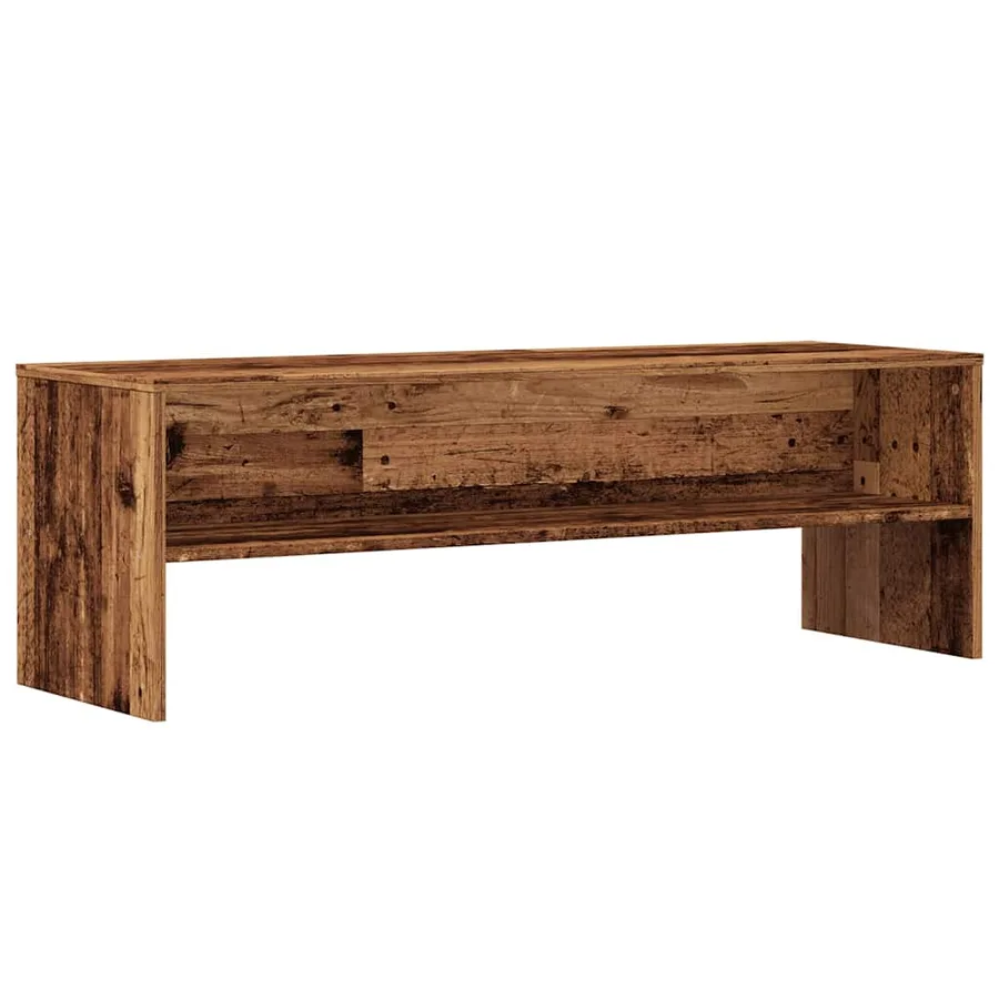Meuble TV vieux bois 120x40x40 cm bois d'ingénierie - 2