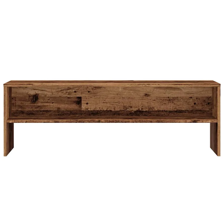 Meuble TV vieux bois 120x40x40 cm bois d'ingénierie - 4