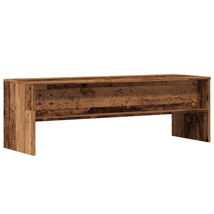 Meuble TV vieux bois 120x40x40 cm bois d'ingénierie - 6