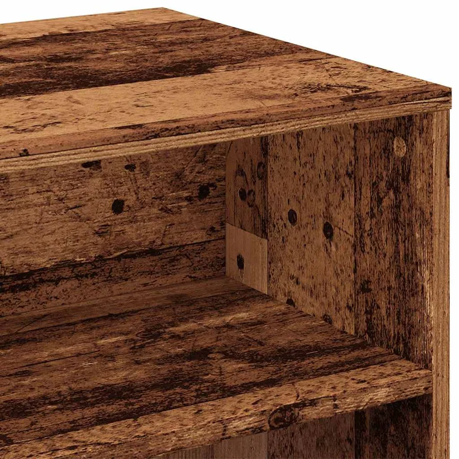 Meuble TV vieux bois 120x40x40 cm bois d'ingénierie - 7