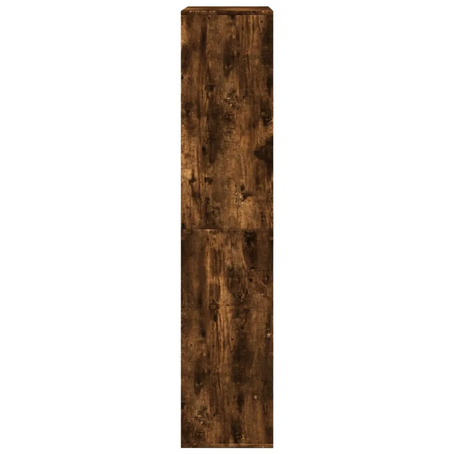 Bibliothèque chêne fumé 100x33x155,5 cm bois d'ingénierie - 5