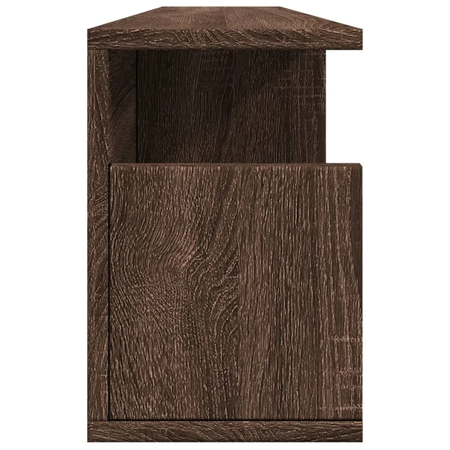 Armoire murale 100x20x30 cm chêne marron bois d'ingénierie - 5