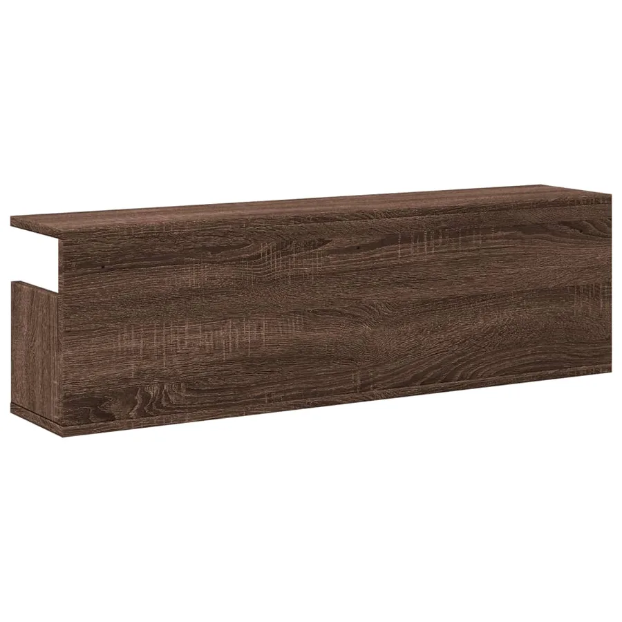 Armoire murale 100x20x30 cm chêne marron bois d'ingénierie - 6