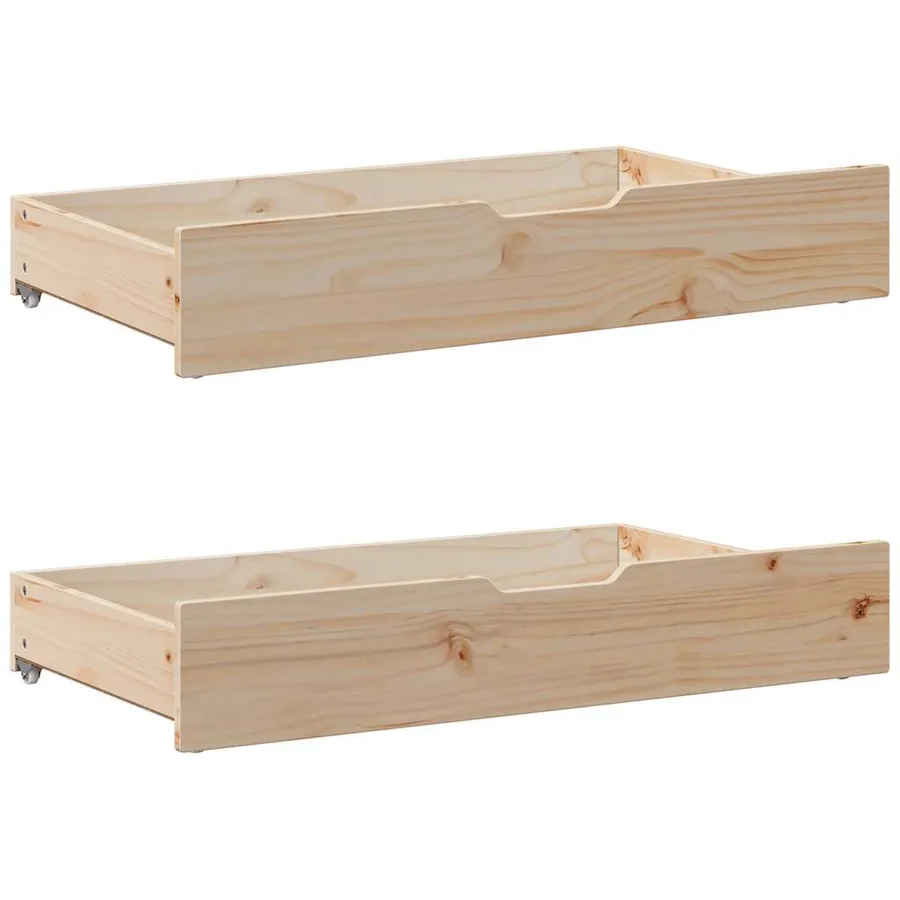 Cadre de lit sans matelas 120x190 cm bois de pin massif - 6