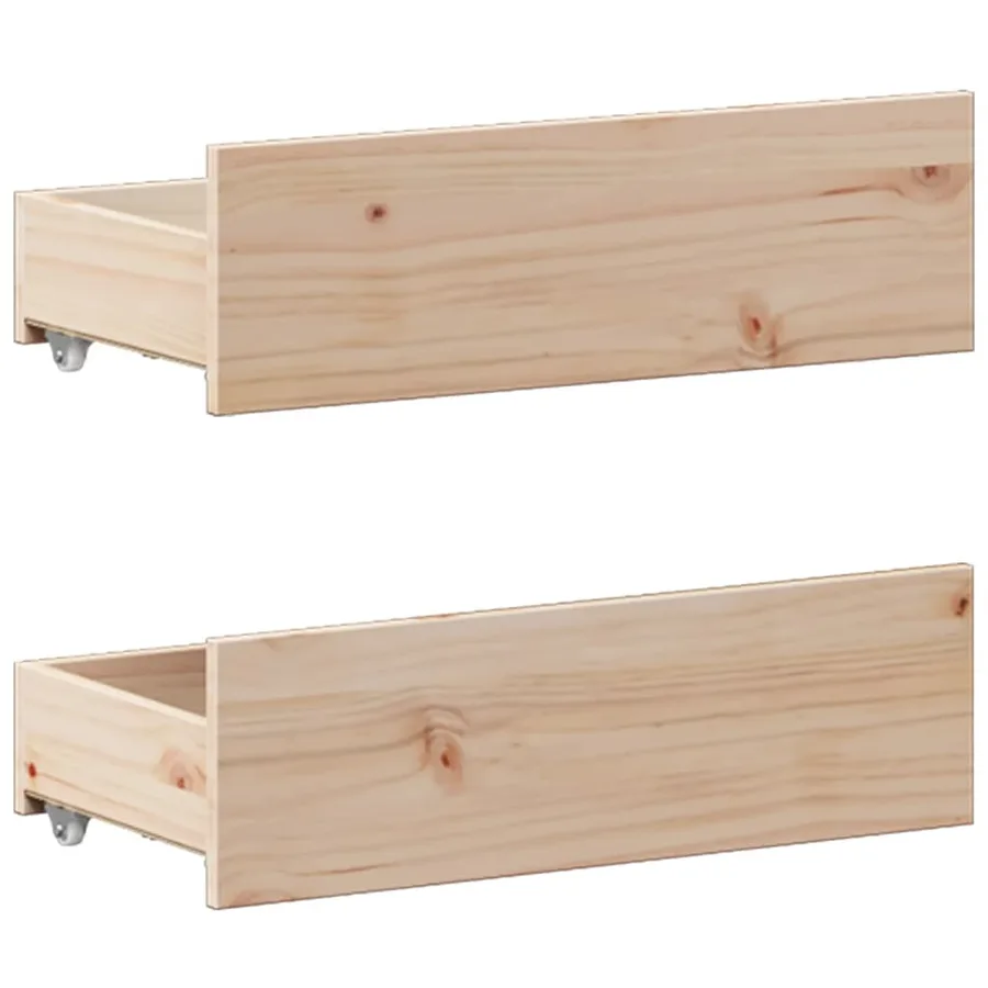Cadre de lit sans matelas avec tête de lit 200x200 cm bois pin - 8