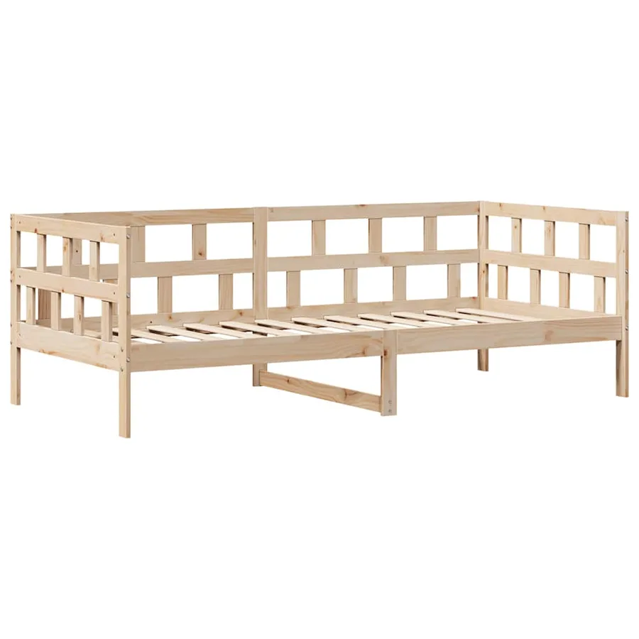 Lit de jour avec tiroirs sans matelas 90x200 cm bois massif - 5