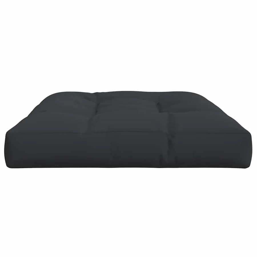 Coussin de palette noir 120x80x12 cm tissu - 5