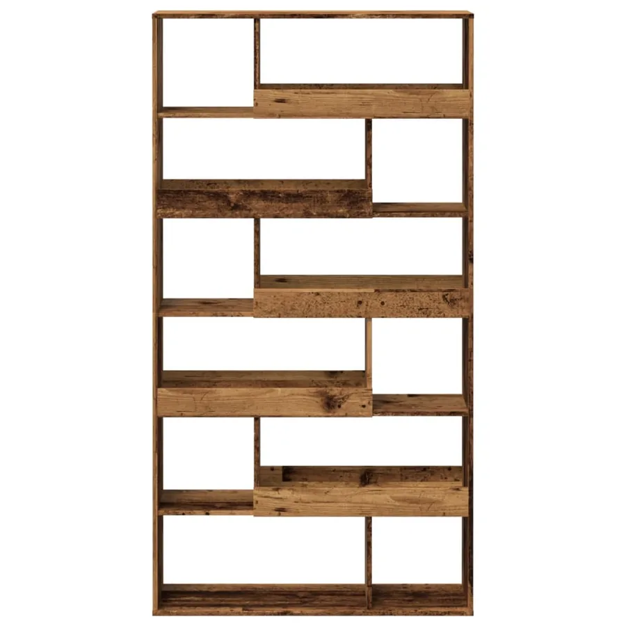 Bibliothèque vieux bois 100x33x187,5 cm bois d'ingénierie - 4