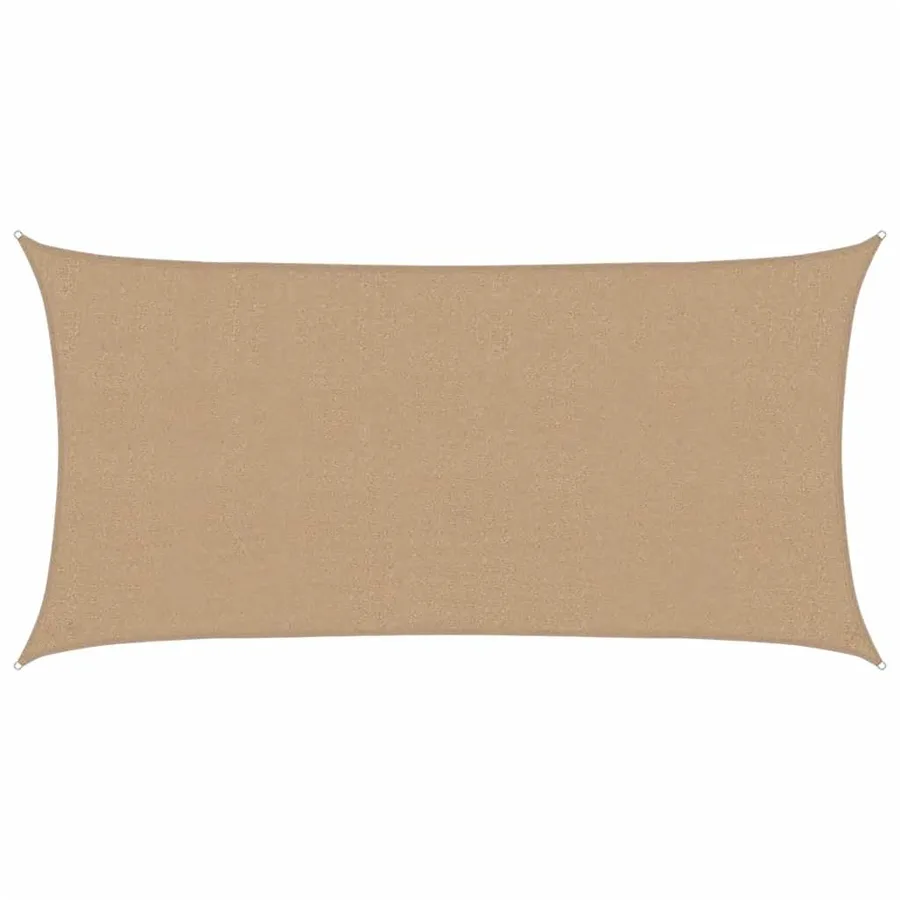 Voile d'ombrage 160 g/m² Taupe 2,5x4,5 m PEHD - 2