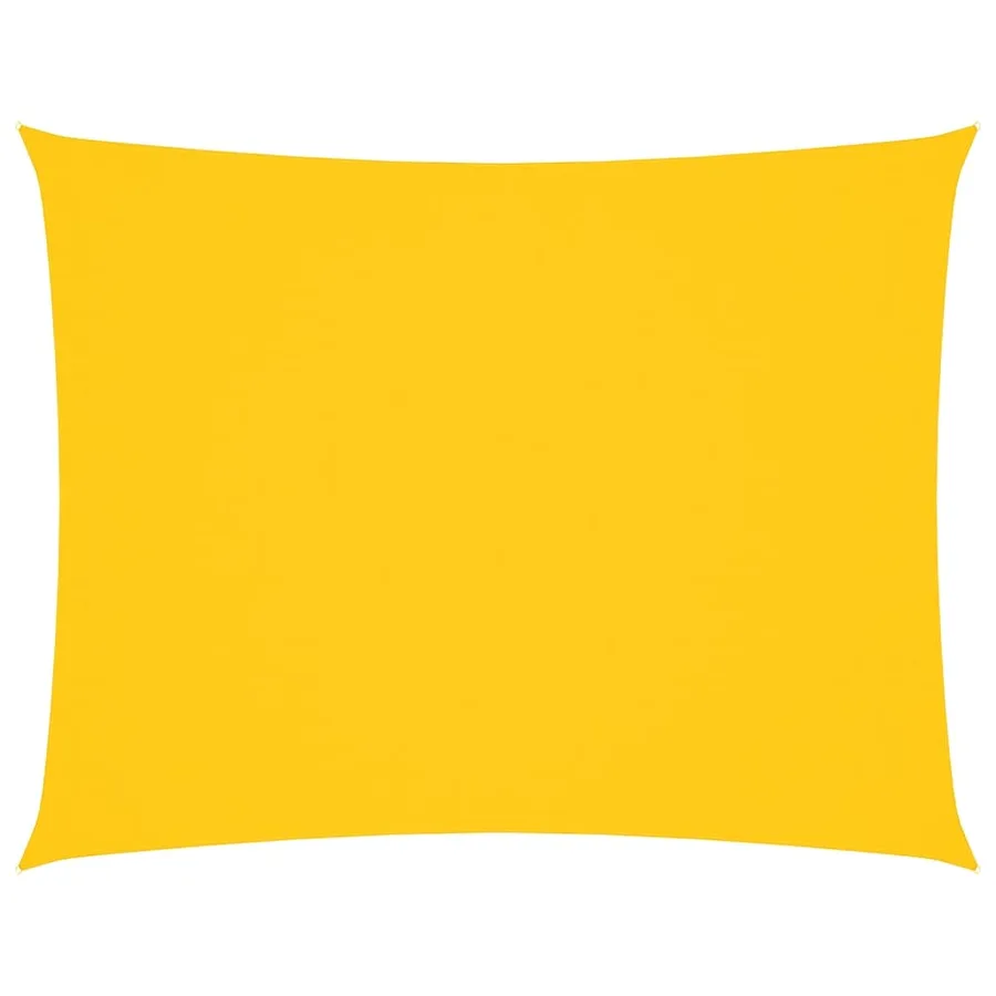 Voile de parasol tissu oxford rectangulaire 3x6 m jaune - 2