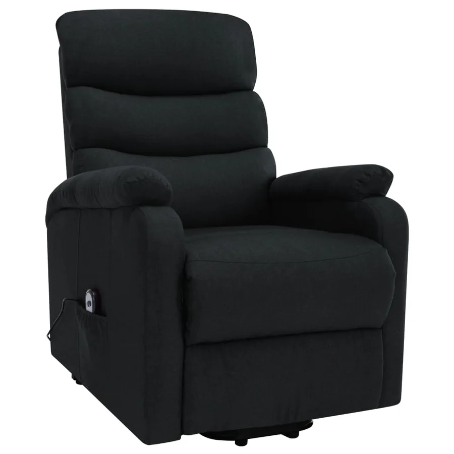 Fauteuil de massage Noir Tissu - 2