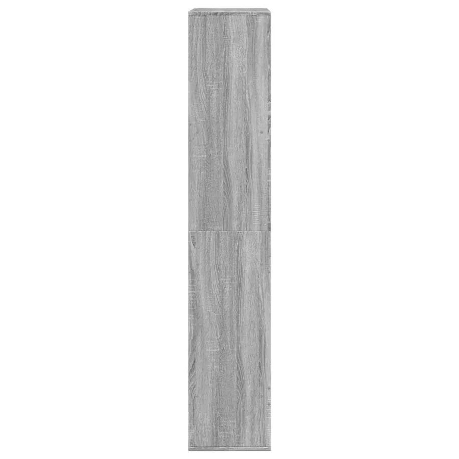 Bibliothèque sonoma gris 100x33x175 cm bois d'ingénierie - 5