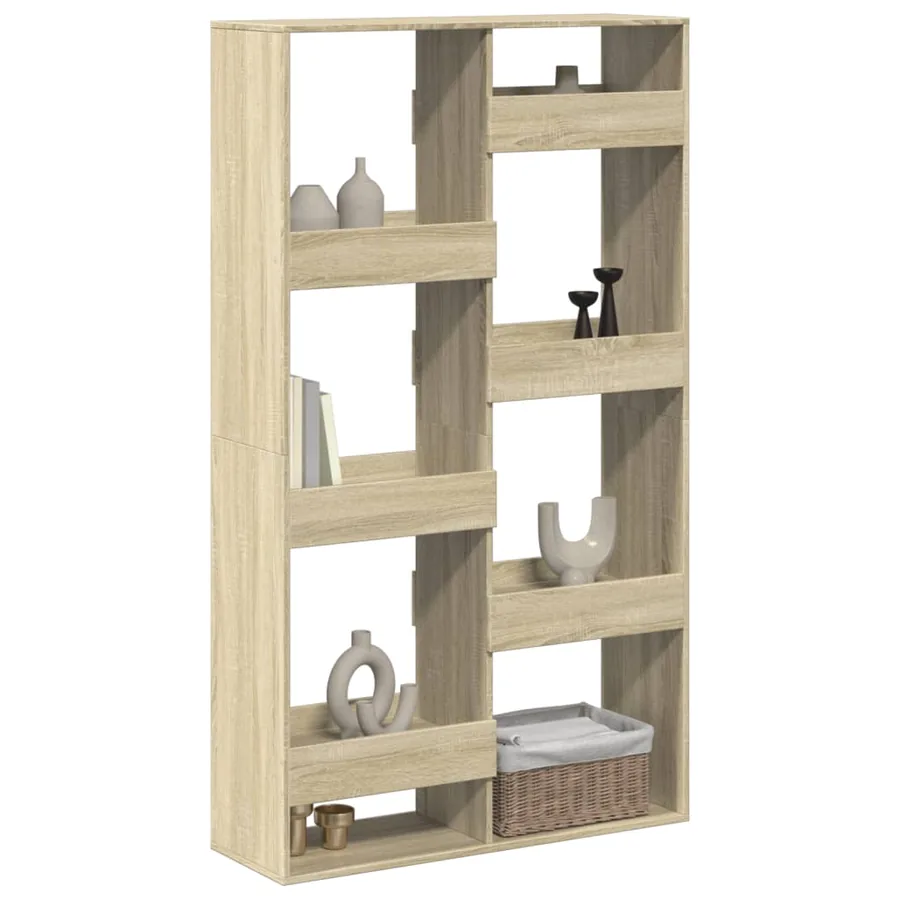 Cloison de séparation chêne sonoma 100x33x175cm bois ingénierie - 3