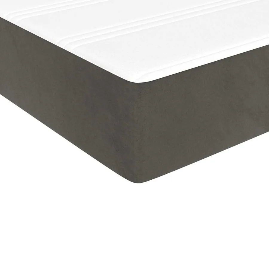 Matelas à ressorts ensachés 100 x 220 cm Gris foncé - 5