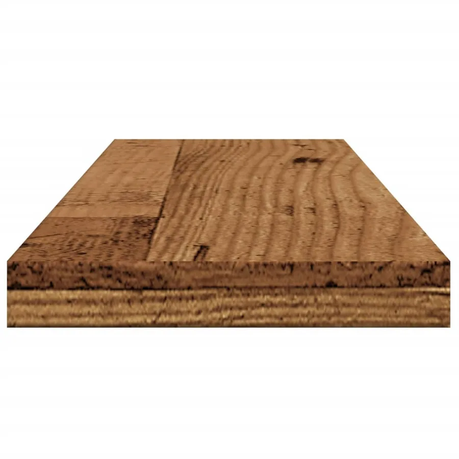 Panneaux de bibliothèque 4 pcs vieux bois bois d'ingénierie - 7