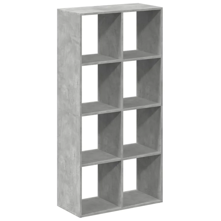 Étagère séparatrice de pièce gris béton 69,5x29x137,5 cm - 6