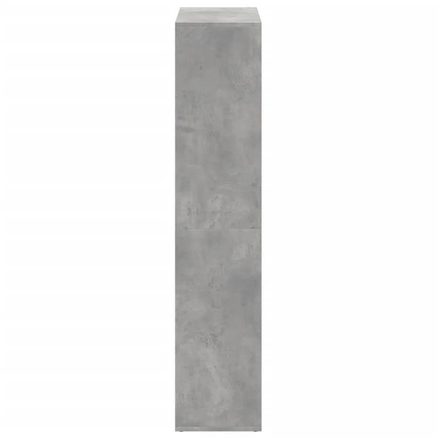 Étagère séparatrice de pièce gris béton 69,5x29x137,5 cm - 7