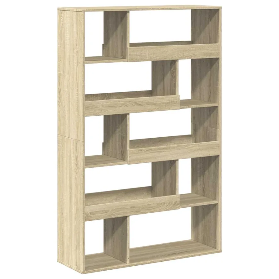 Bibliothèque chêne sonoma 100x33x156,5 cm bois d'ingénierie - 2