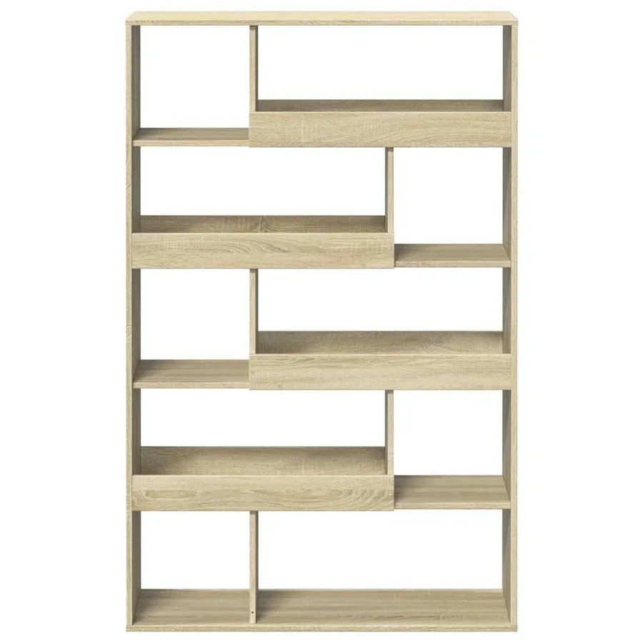 Bibliothèque chêne sonoma 100x33x156,5 cm bois d'ingénierie - 4