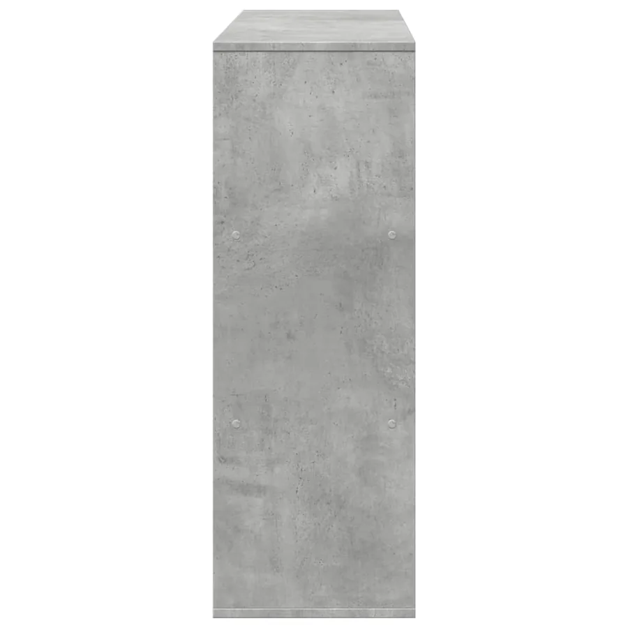 Bibliothèque/Séparateur de pièce gris béton 100x33x94,5 cm - 5