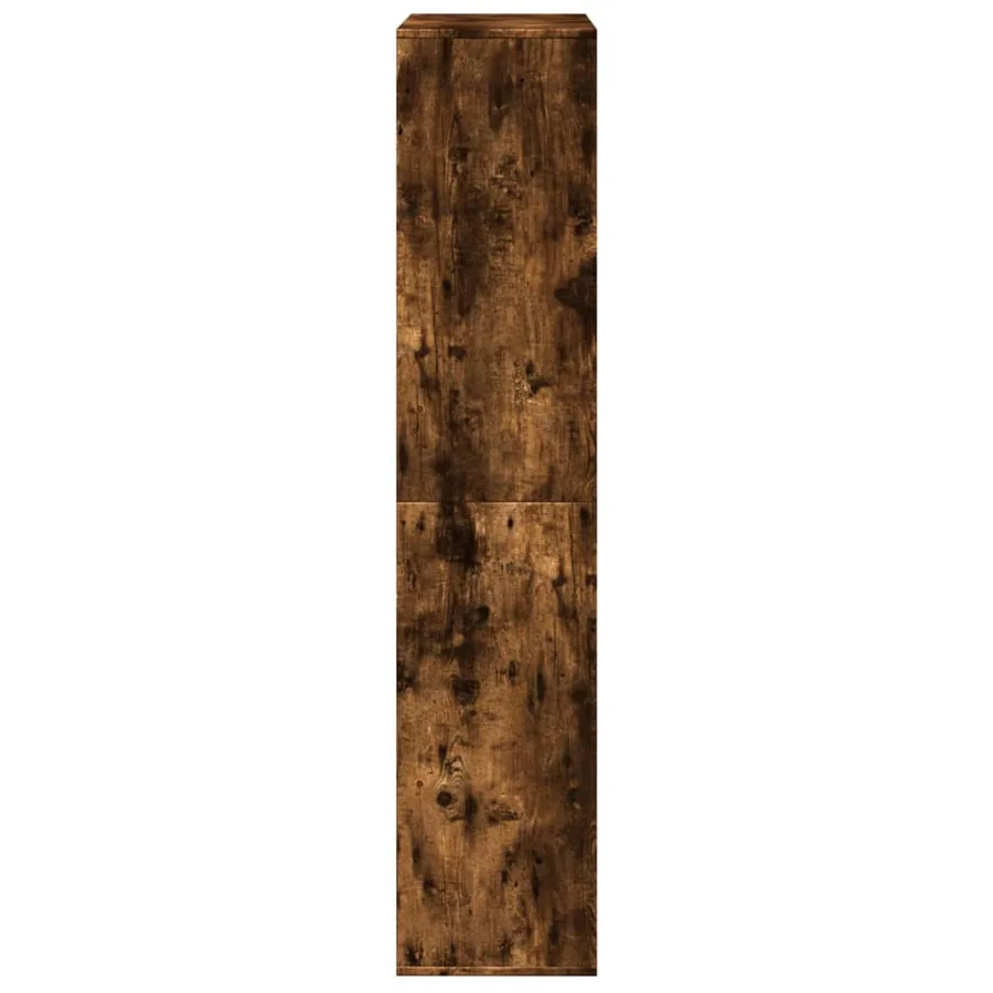 Bibliothèque chêne fumé 100x33x156,5 cm bois d'ingénierie - 5