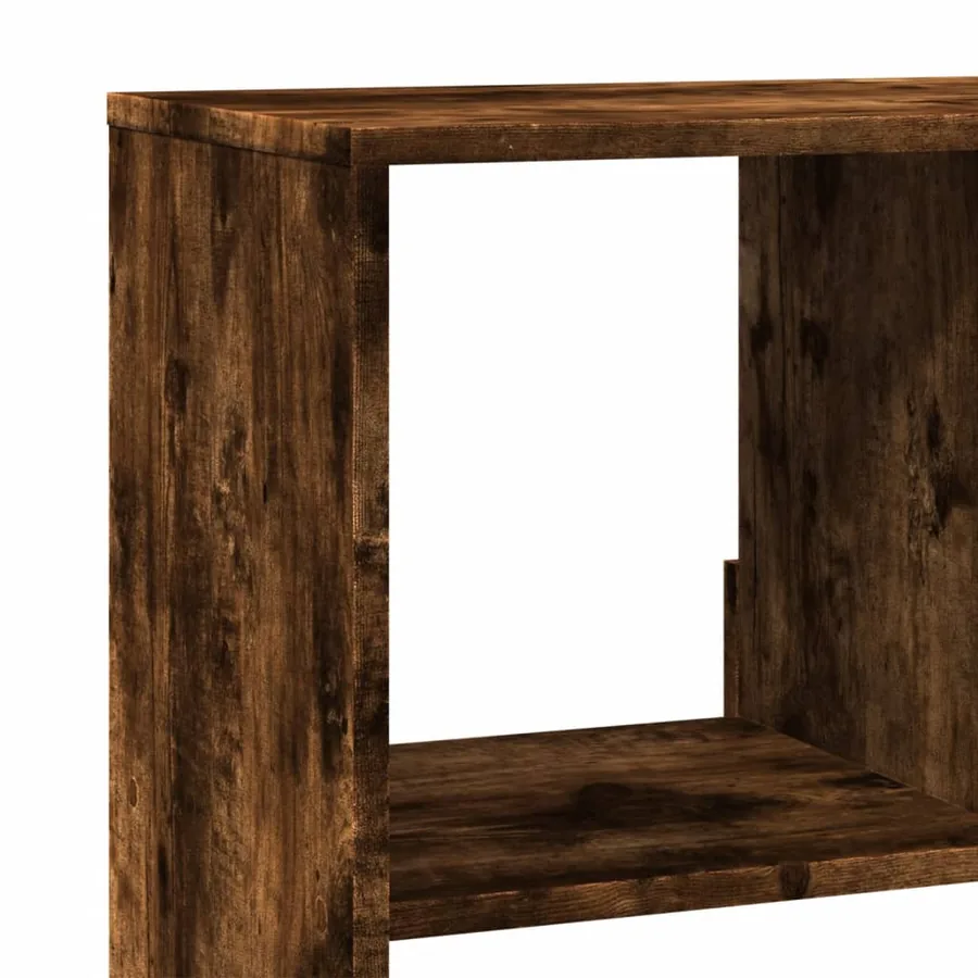 Bibliothèque chêne fumé 100x33x156,5 cm bois d'ingénierie - 6