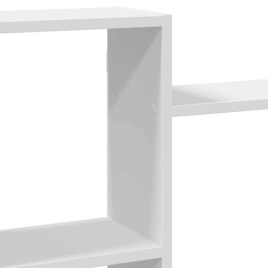 Étagère murale blanc 159x18x65 cm bois d'ingénierie - 7