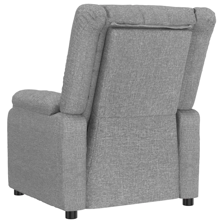 Fauteuil inclinable électrique Gris clair Tissu - 6