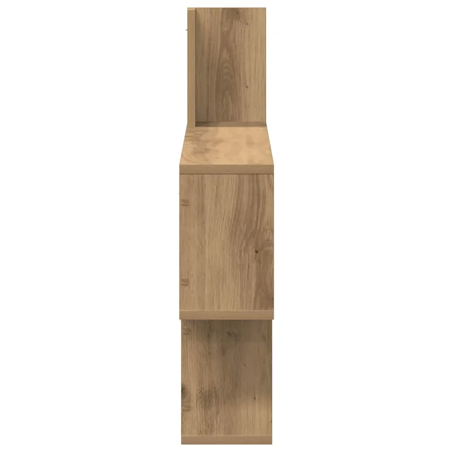 Étagère murale chêne artisanal 100x15x70 cm bois d'ingénierie - 5