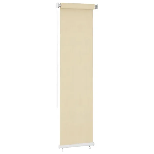 Store roulant d'extérieur couleur crème 65 (l) x 230 (H) cm HDPE