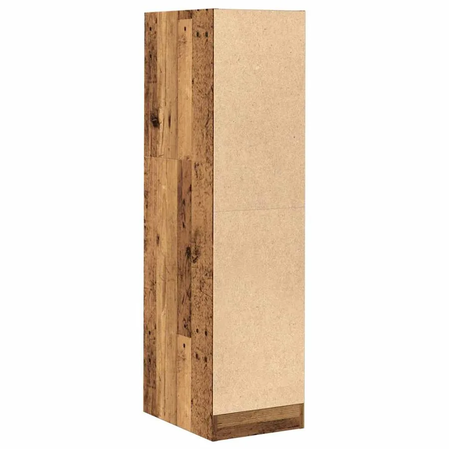 Armoire d'apothicaire vieux bois 30x41x118 cm bois d'ingénierie - 6