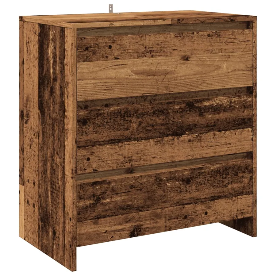 Buffet vieux bois 70x41x75 cm bois d'ingénierie - 2