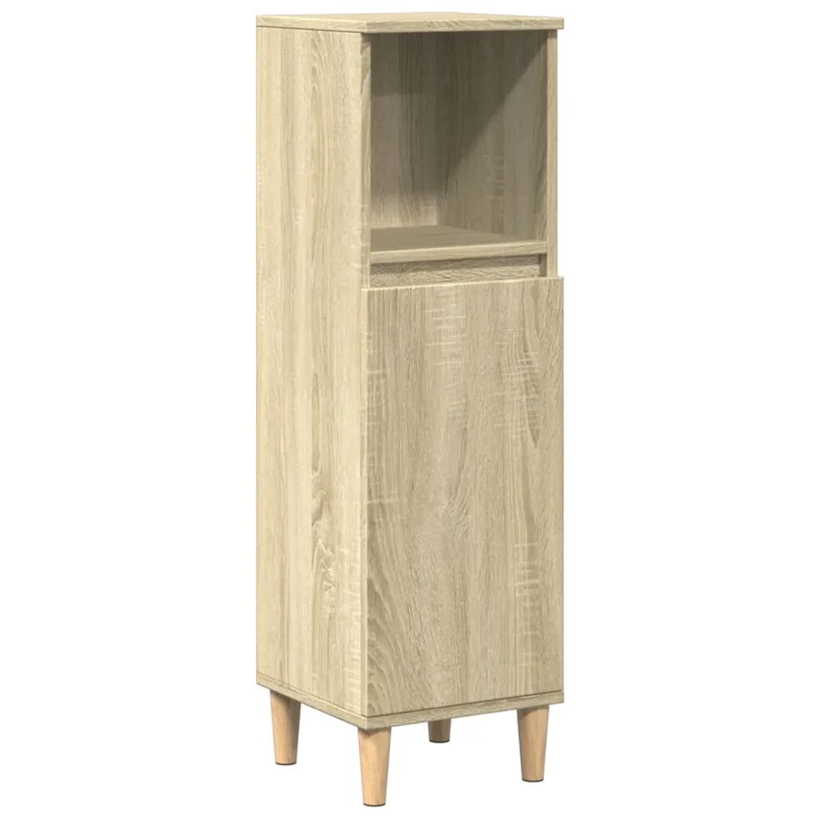 Ensemble de meubles de salle de bain 3 pcs chêne sonoma - 6