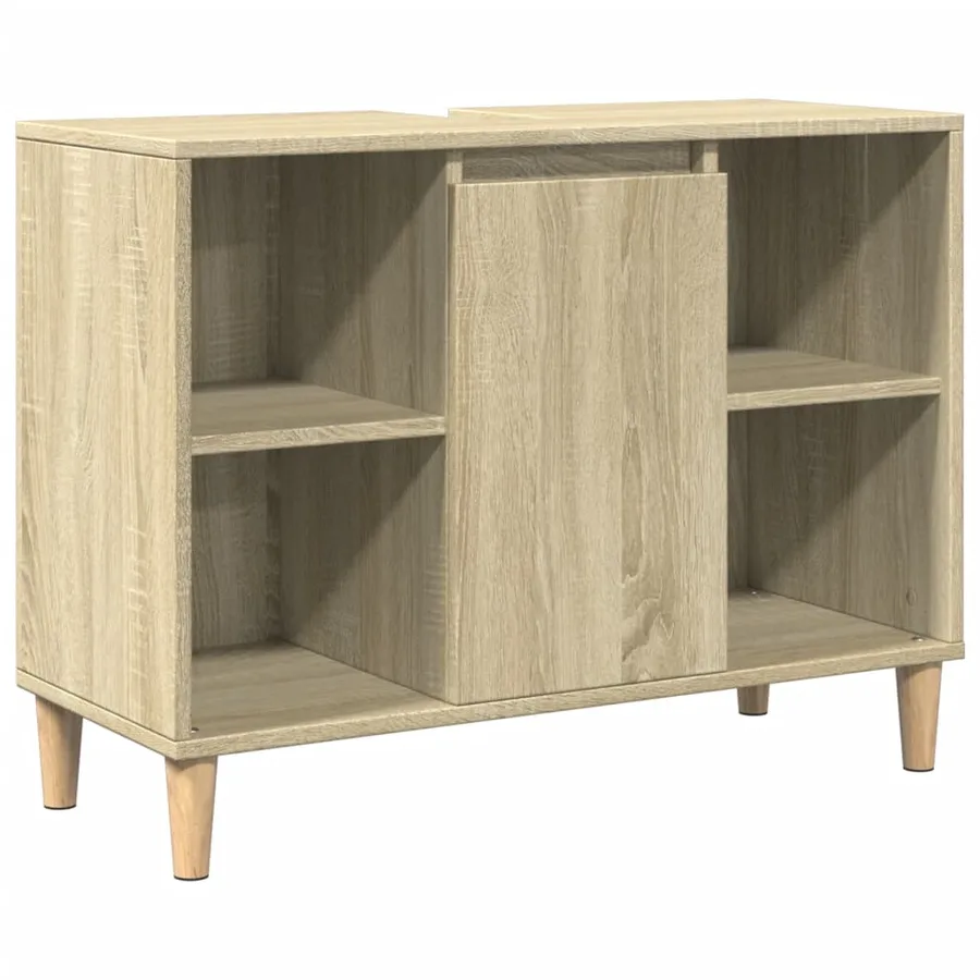Ensemble de meubles de salle de bain 3 pcs chêne sonoma - 8