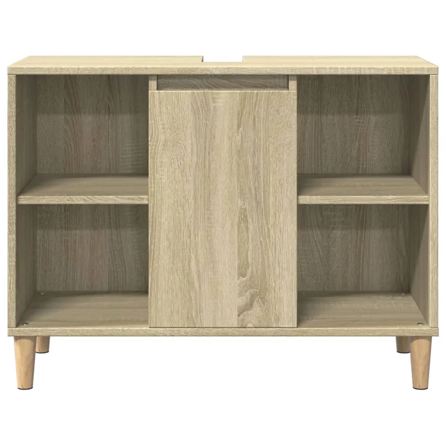 Ensemble de meubles de salle de bain 3 pcs chêne sonoma - 9