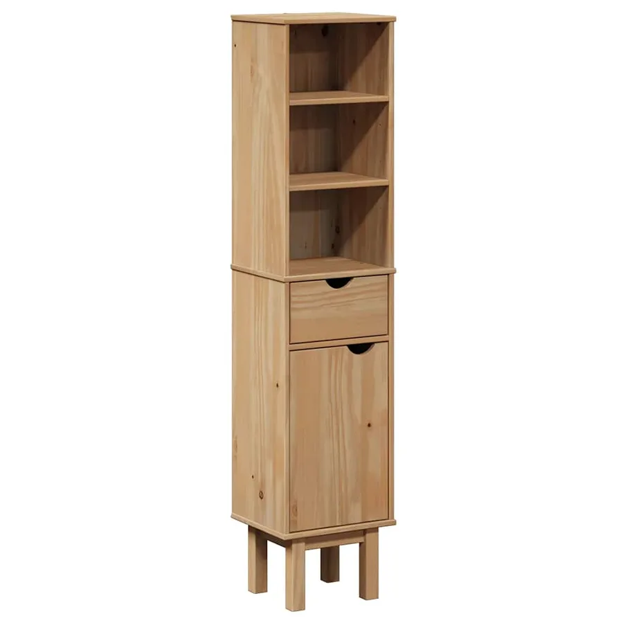 Ensemble de meubles salle de bain 4 pcs OTTA bois de pin massif - 14