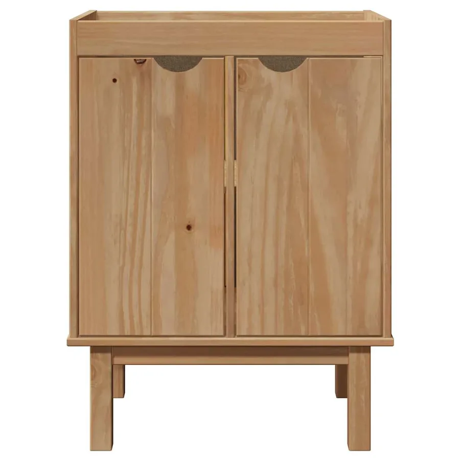 Ensemble de meubles salle de bain 4 pcs OTTA bois de pin massif - 7