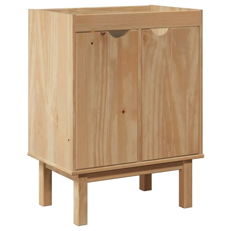 Ensemble de meubles salle de bain 4 pcs OTTA bois de pin massif - 8